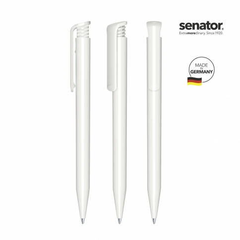 Шариковая ручка Senator Super-Hit Polished, белая фото 2