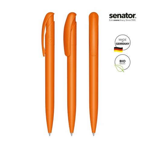 Шариковая ручка Senator Nature Plus Color, оранжевая фото 2