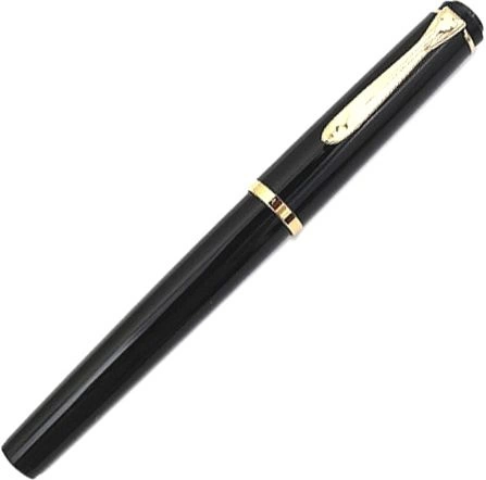 Ручка перьевая Pelikan Elegance Classic M200 (PL993915) Black GT F перо сталь нержавеющая/позолота подар.кор. фото 2