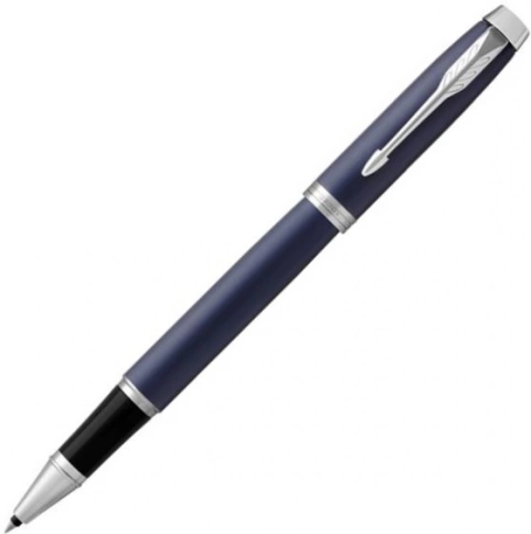 Ручка роллер Parker IM Core T321 (1931661) Matte Blue CT F черные чернила подар.кор. фото 1
