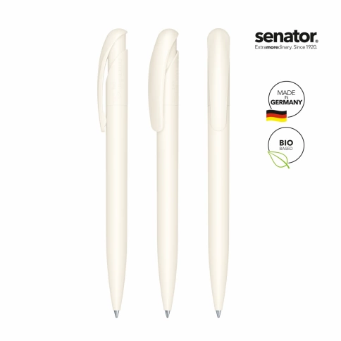 Шариковая ручка Senator Nature Plus, белая фото 2