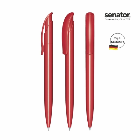 Шариковая ручка Senator Challenger Polished, красная фото 2