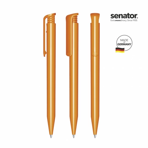 Шариковая ручка Senator Super-Hit Polished, оранжевая фото 2