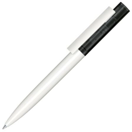 Шариковая ручка Senator Headliner Clear Basic, белая с чёрным фото 1