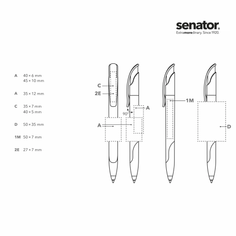 Шариковая ручка Senator Challenger Clear Soft, тёмно-красная фото 3