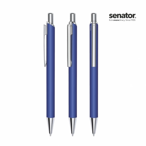 Шариковая ручка Senator Arvent Soft Touch, синяя фото 2