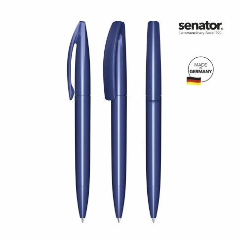 Шариковая ручка Senator Bridge Polished, тёмно-синяя фото 2