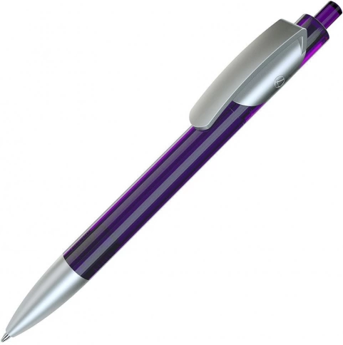 Шариковая ручка Lecce Pen TRIS LX SAT, фиолетовая с серебристым фото 1