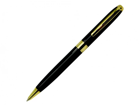 Ручка металлическая шариковая Z-PEN, ARCTIC, черная с золотистым фото 2