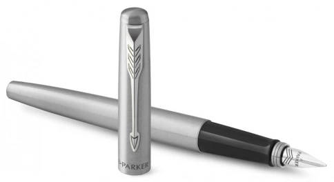 Ручка перьевая Parker Jotter Core F61 (2030946) Stainless Steel CT M перо сталь нержавеющая подар.кор. фото 3