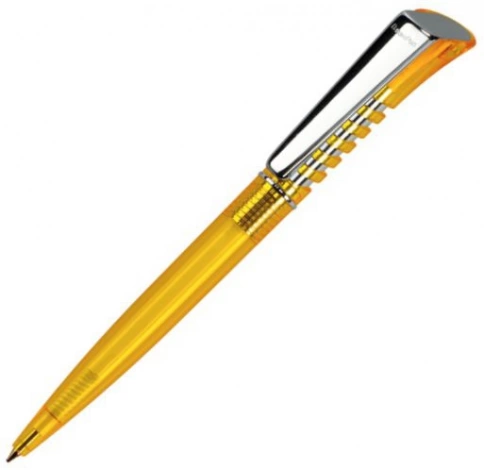 Шариковая ручка Dreampen Infinity Transparent Metal Clip, жёлтая фото 1