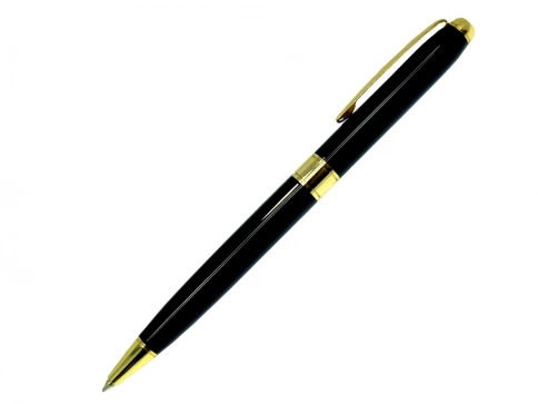 Ручка металлическая шариковая Z-PEN, ARCTIC, черная с золотистым фото 1