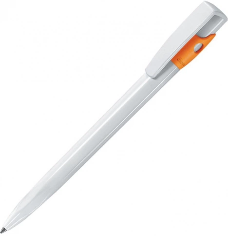 Шариковая ручка Lecce Pen Kiki, бело-оранжевая фото 1
