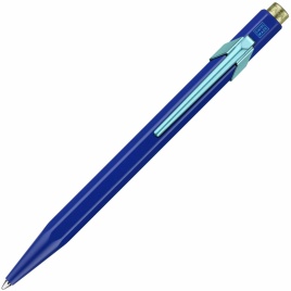 Ручка шариковая Carandache Office 849 Claim your style (849.545) синий ультрамарин матовый M синие чернила подар.кор.