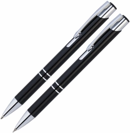 Набор ручка и карандаш Vivapens KOSKO PREMIUM, черный