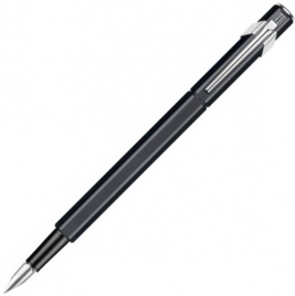Ручка перьевая Carandache Office 849 Classic (841.009) Matte Black F перо сталь нержавеющая подар.кор.
