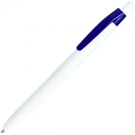 Шариковая ручка Vivapens Darom, белая с тёмно-синим