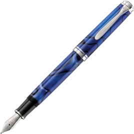 Ручка перьевая Pelikan Souveraen M 805 (PL813419) Blue Dunes F подар.кор.