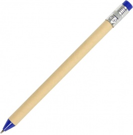 Ручка картонная шариковая Neopen N12, бежевая с синим