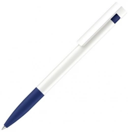 Шариковая ручка Senator Liberty Polished Basic Soft Grip, белая с синим