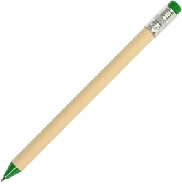 Ручка картонная шариковая Neopen N12, бежевая с зелёным