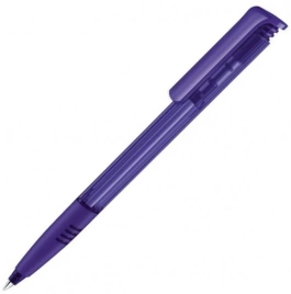 Шариковая ручка Senator Super Hit Clear Soft Grip Zone, фиолетовая