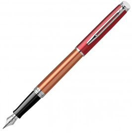 Ручка перьевая Waterman Hemisphere (2118233) Sunset Orange F перо сталь нержавеющая подар.кор.