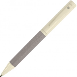 Ручка металлическая шариковая B1 Provence, светло серая с бежевым