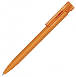Шариковая ручка Senator Liberty Polished Bio Matt Clip Clear, оранжевая