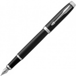 Ручка перьевая Parker IM Core F321 (1931644) Black CT F перо сталь нержавеющая подар.кор.