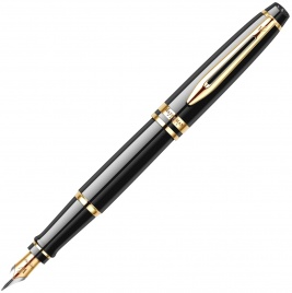 Ручка перьевая Waterman Expert 3 (S0951640) Black Laque GT F перо сталь подар.кор.