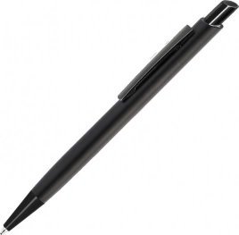Ручка металлическая шариковая Vivapens ELFARO SOFT, чёрная с черным