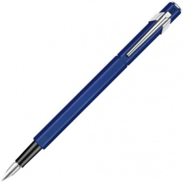 Ручка перьевая Carandache Office 849 Classic (841.159) Matte Navy Blue F перо сталь нержавеющая подар.кор.