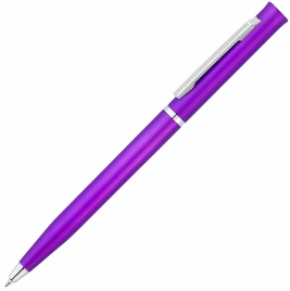 Ручка пластиковая шариковая Vivapens EUROPA METALLIC, фиолетовая