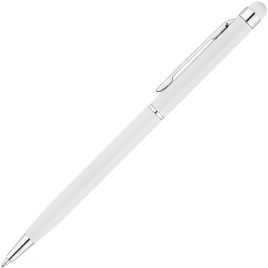 Ручка металлическая шариковая Vivapens KENO METALLIC, белая