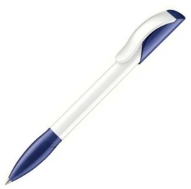 Шариковая ручка Senator Hattrix Polished Basic, белая с синим