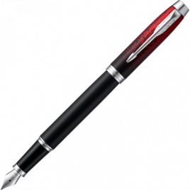 Ручка перьевая Parker IM SE F320 (2073479) Red Ignite F перо сталь нержавеющая подар.кор.