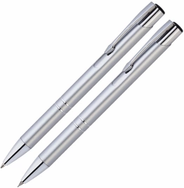 Набор ручка и карандаш Vivapens KOSKO PREMIUM, серебристый