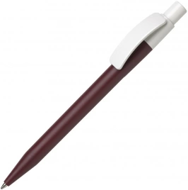 Шариковая ручка MAXEMA PIXEL, бордовая с белым