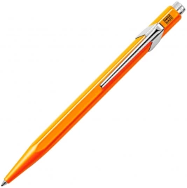 Ручка шариковая Carandache Office Popline (849.530) Orange Fluo M синие чернила подар.кор.
