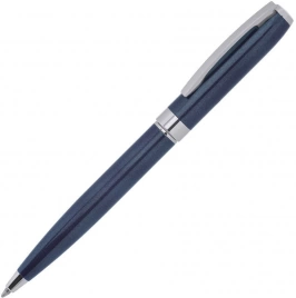 Ручка металлическая шариковая B1 Royalty, синяя с серебристым
