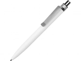 Ручка пластиковая с минералами шариковая Prodir QS01 PQSС Stone, белая