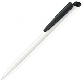 Шариковая ручка Senator Dart Basic Polished, белая с чёрным