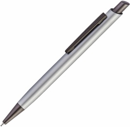 Ручка металлическая шариковая Vivapens Elfaro Titan, серебристая