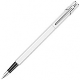 Ручка перьевая Carandache Office 849 Classic (840.001) Laquer White M перо сталь нержавеющая подар.кор.