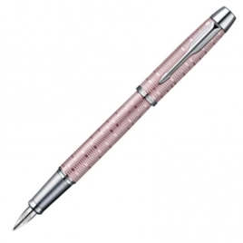 Ручка перьевая Parker, IM Premium F224 (1906739) Pink Pearl CT (F) перо нержавеющая сталь хром, розовая