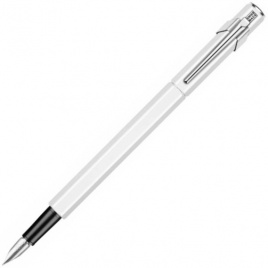 Ручка перьевая Carandache Office 849 Classic (841.001) Laquer White F перо сталь нержавеющая подар.кор.