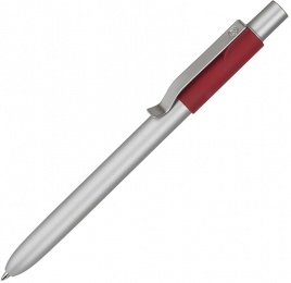 Ручка металлическая шариковая B1 Staple Matt, красная