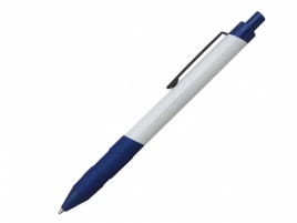 Ручка металлическая шариковая Z-PEN, AGAT, бело-синяя