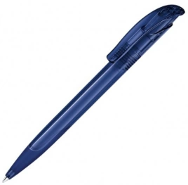 Шариковая ручка Senator Challenger Clear Soft, тёмно-синяя